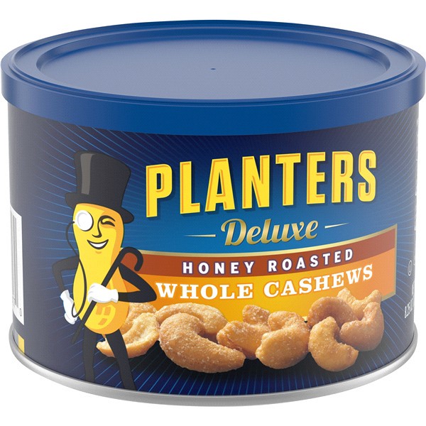 slide 13 of 17, Planters Deluxe Cashews Honey Roasted, 6 ct