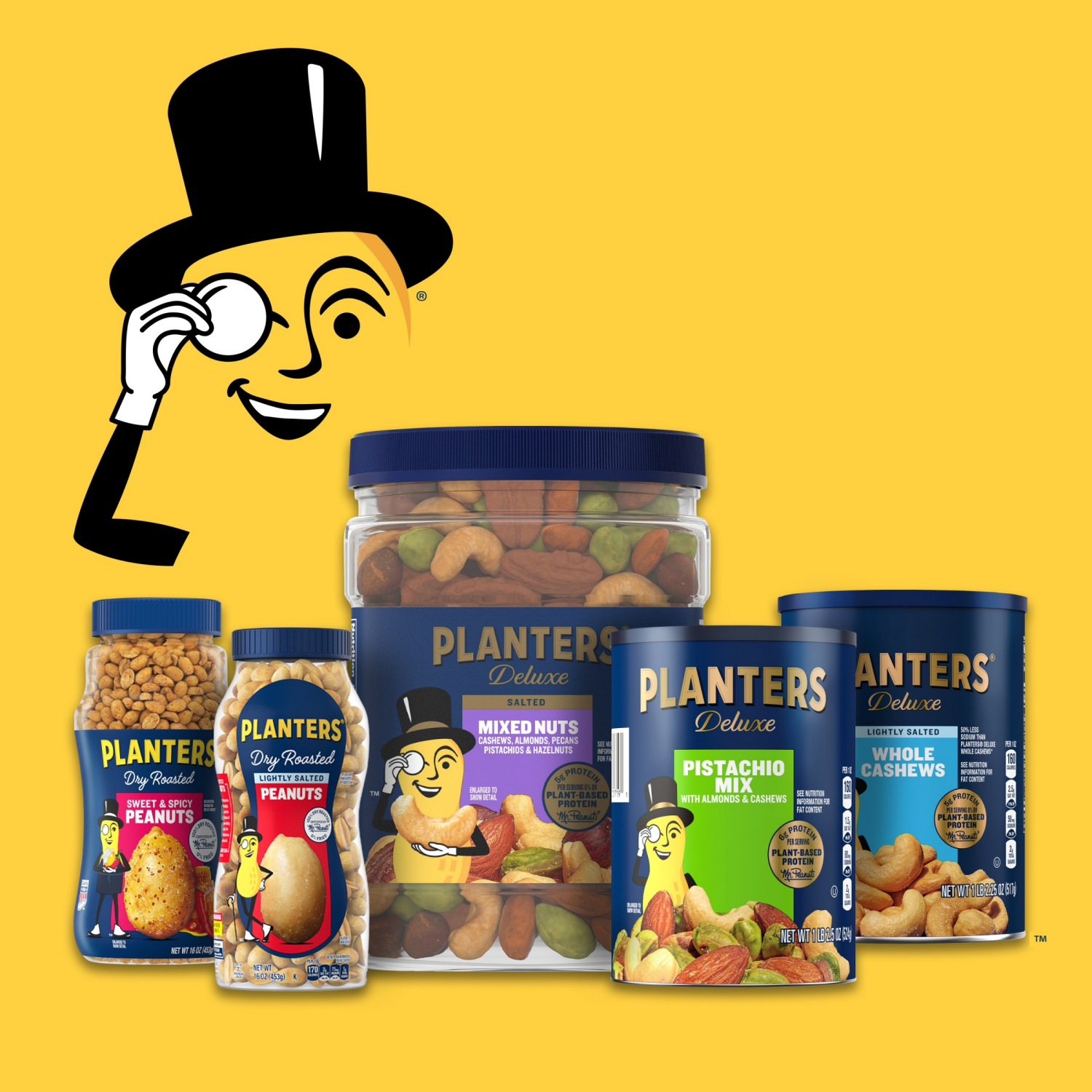 slide 7 of 8, Planters Deluxe Cashews Honey Roasted - 6 ct, 6 ct