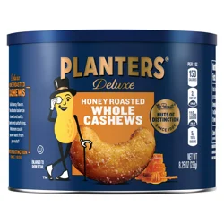 Planters Deluxe Cashews Honey Roasted - 6 ct
