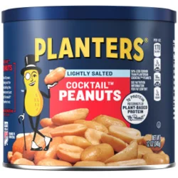 Planters Lightly Salted Cocktail Peanuts 12 oz
