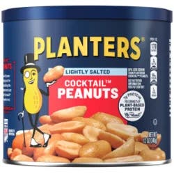 Planters Lightly Salted Cocktail Peanuts 12 oz
