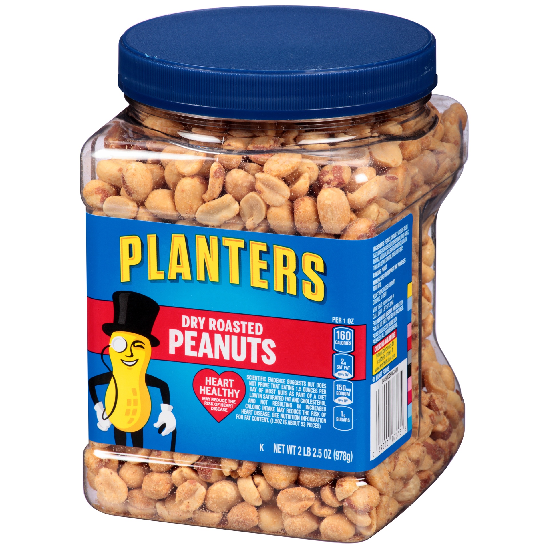 slide 8 of 13, Planters Salted Dry Roasted Peanuts 34.5 oz, 34.5 oz