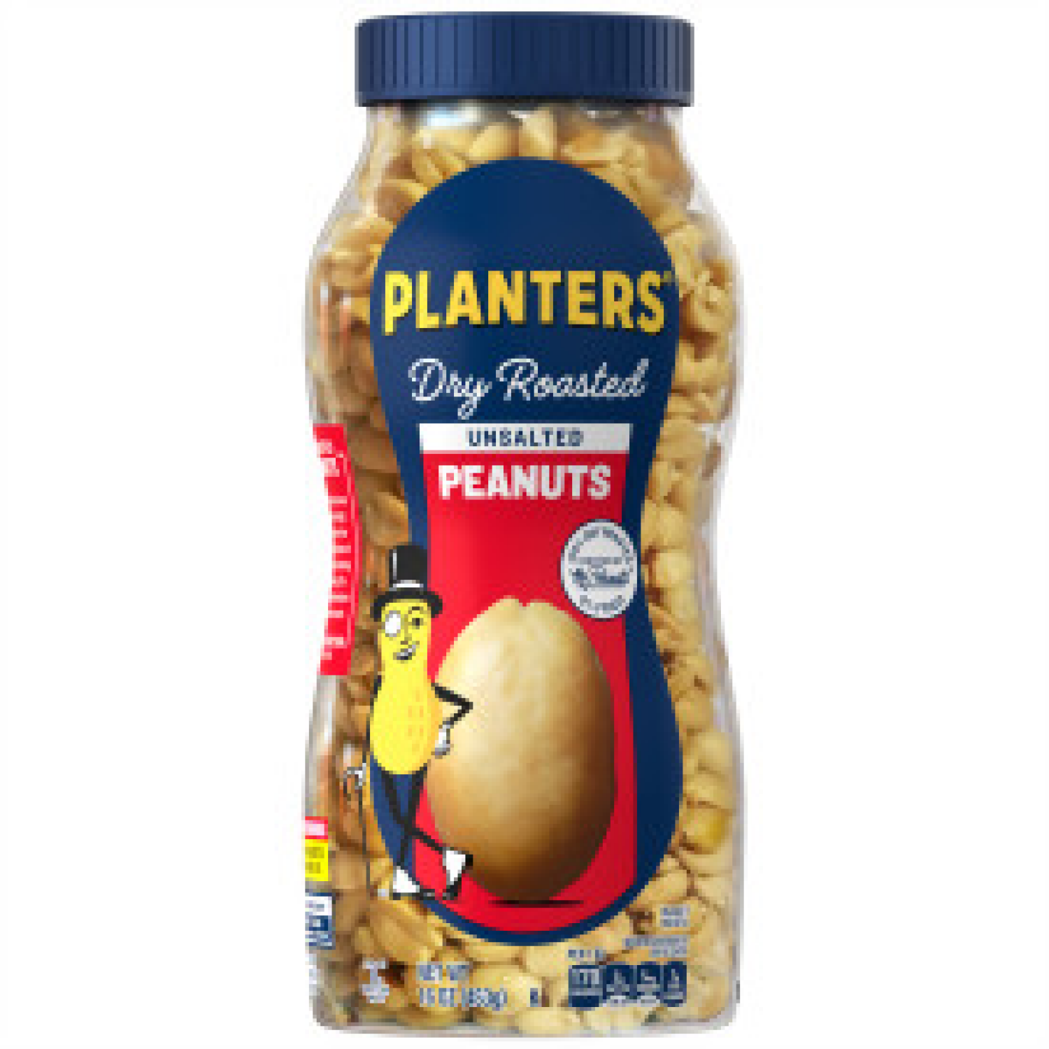 slide 1 of 5, Planters Dry Roasted Unsalted Peanuts 16 oz, 16 oz