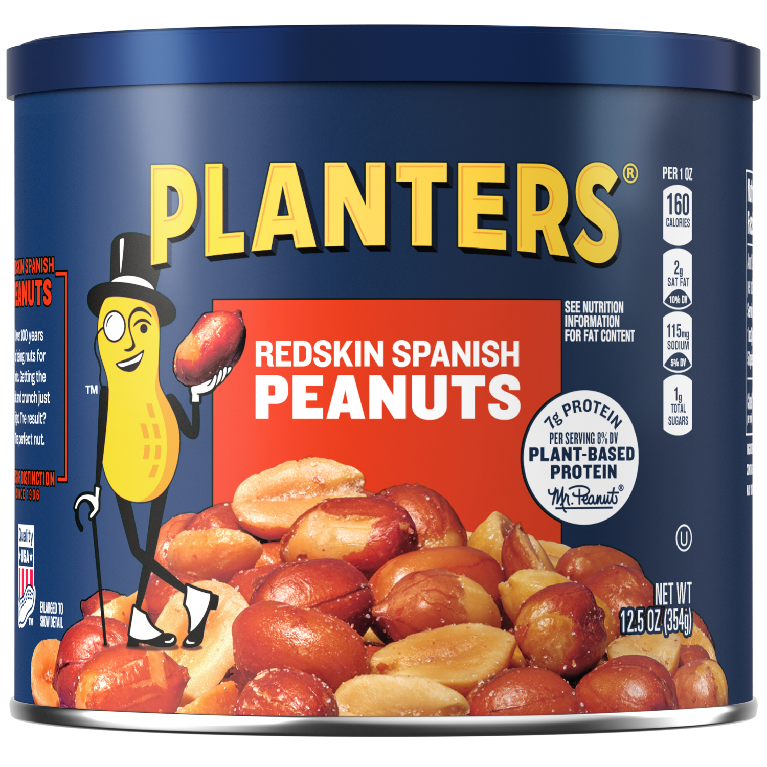 slide 1 of 4, Planters Redskin Spanish Peanuts 12.5 oz, 12.5 oz