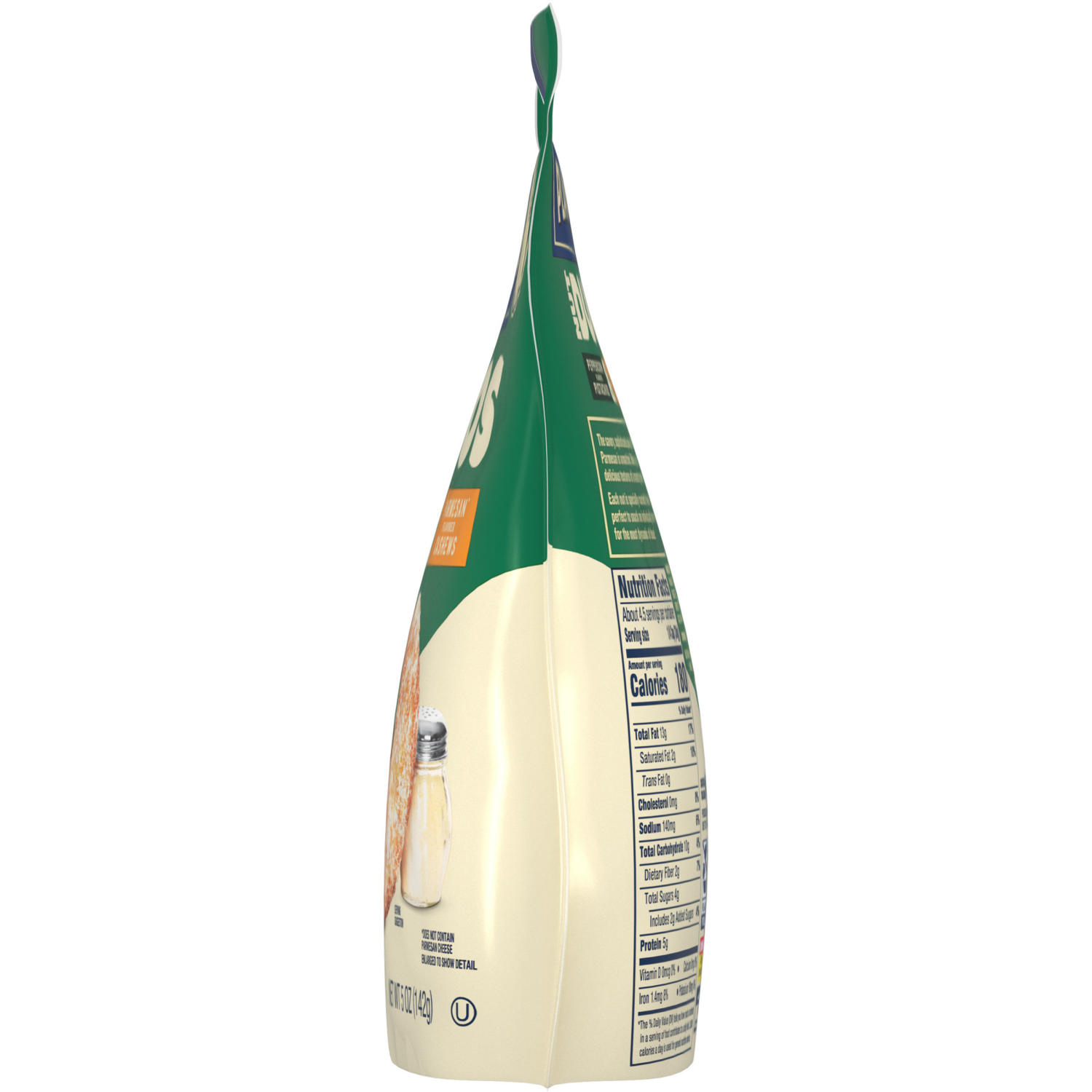 slide 5 of 7, Planters Nut Duos Peppercorn/Parmesan Flavored Pistachios & Cashews 5 oz, 5 oz