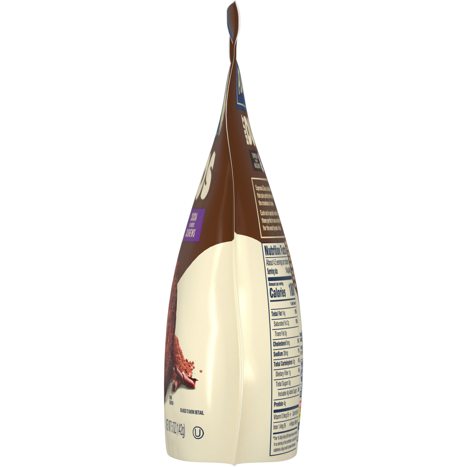 slide 3 of 5, Planters Nut Duos Espresso/Cocoa Flavored Hazelnut & Cashews 5 oz, 5 oz