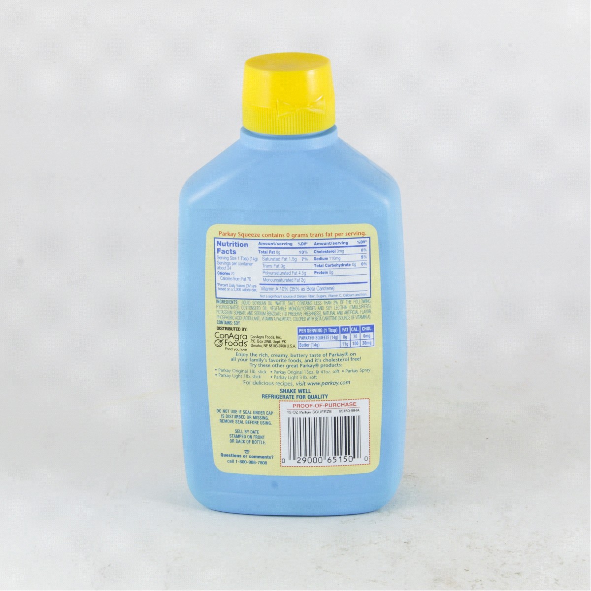 slide 2 of 2, Parkay Squeeze Vegetable Oil Spread, 12 OZ, 12 oz