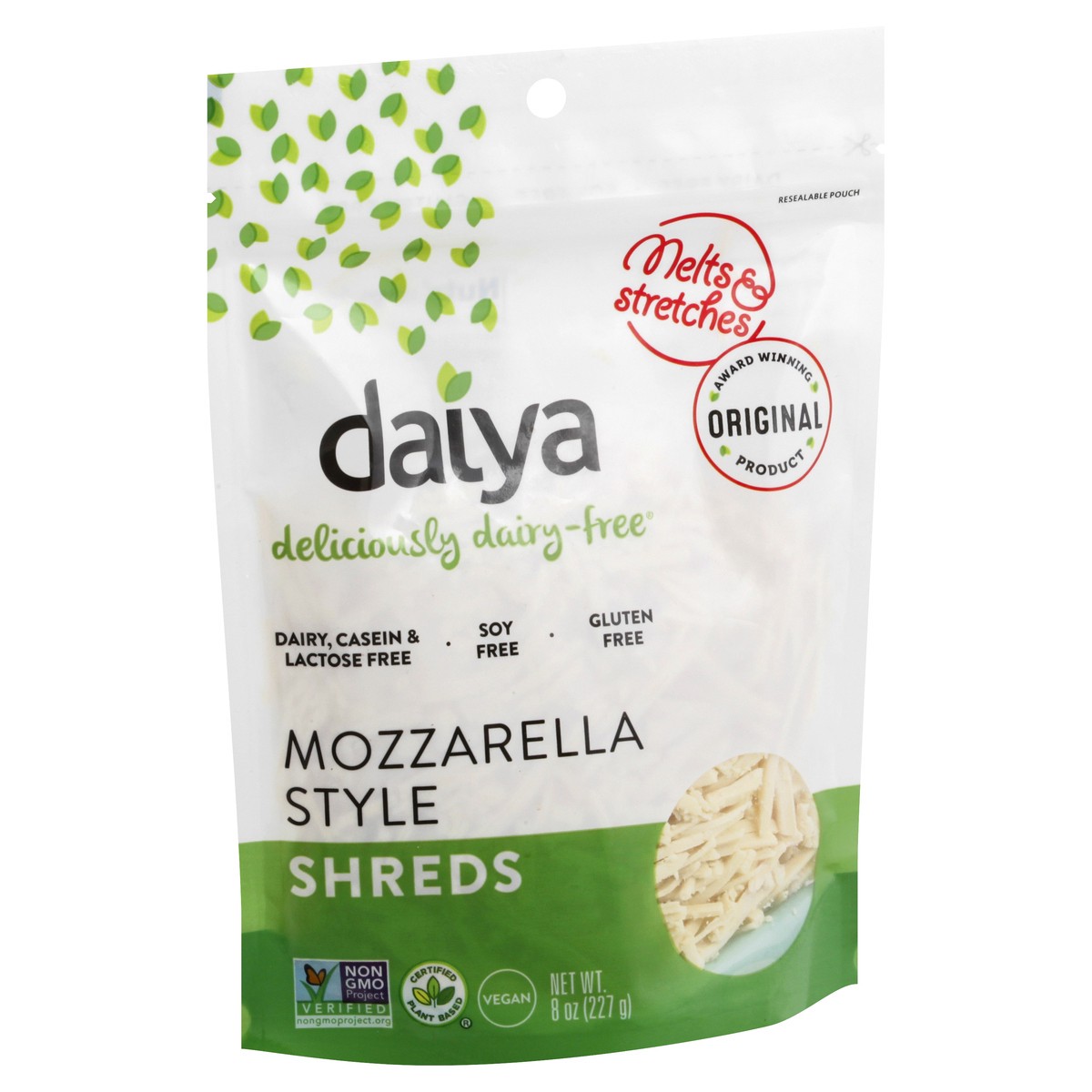 slide 2 of 9, Daiya Mozzarella Style Shreds 8 oz, 8 oz