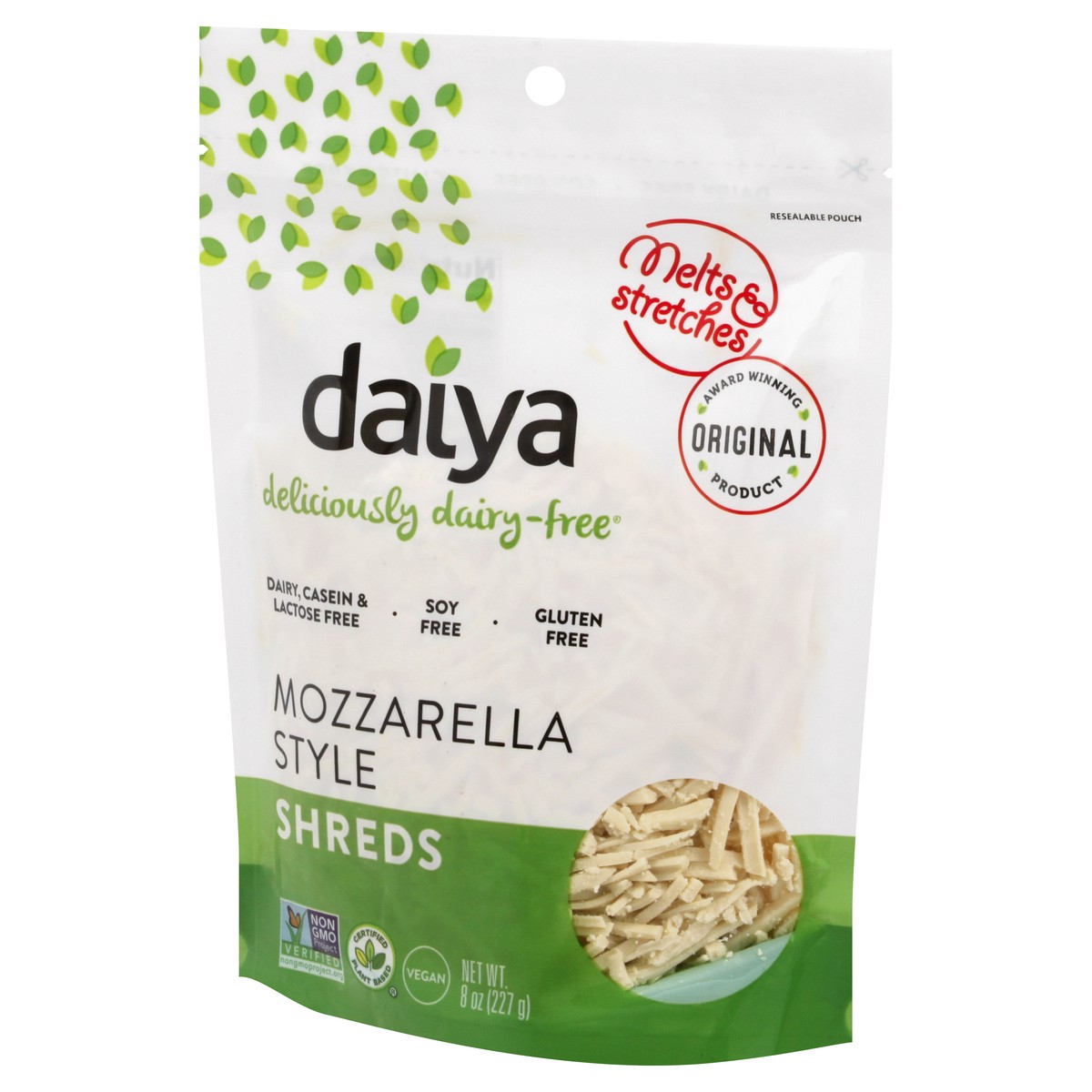 slide 5 of 9, Daiya Mozzarella Style Shreds 8 oz, 8 oz