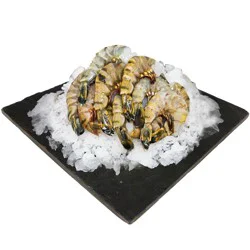 Previously Frozen 16/20 Count Easy Peel Black Tiger Shrimp