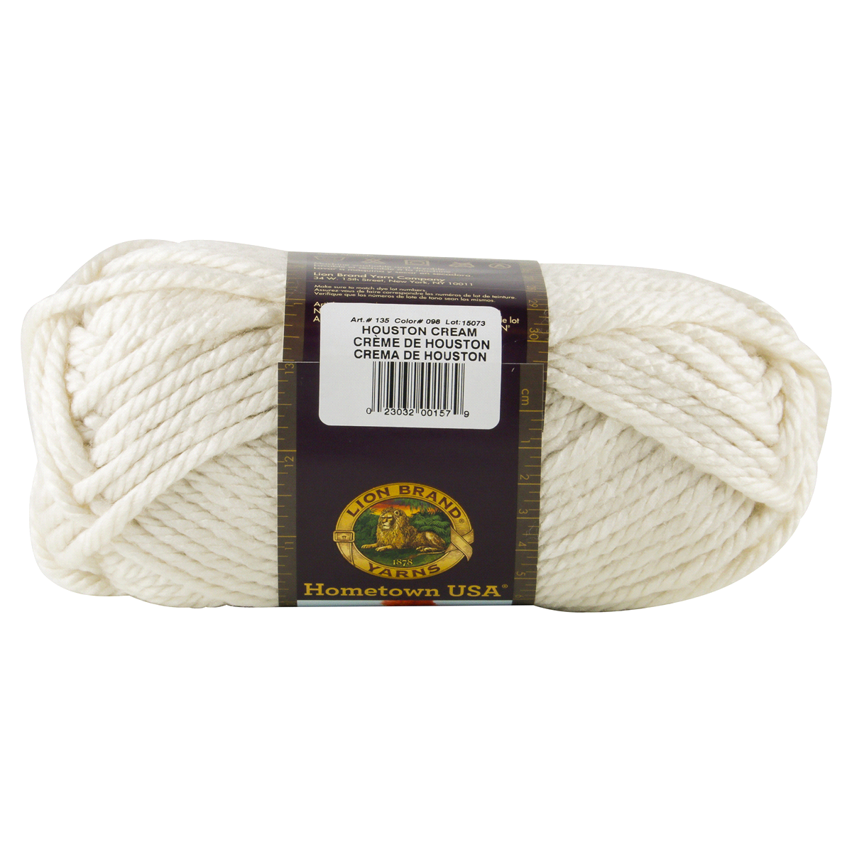 slide 4 of 4, Lion Brand Yarn Hometown USA Houston Cream, 5 oz