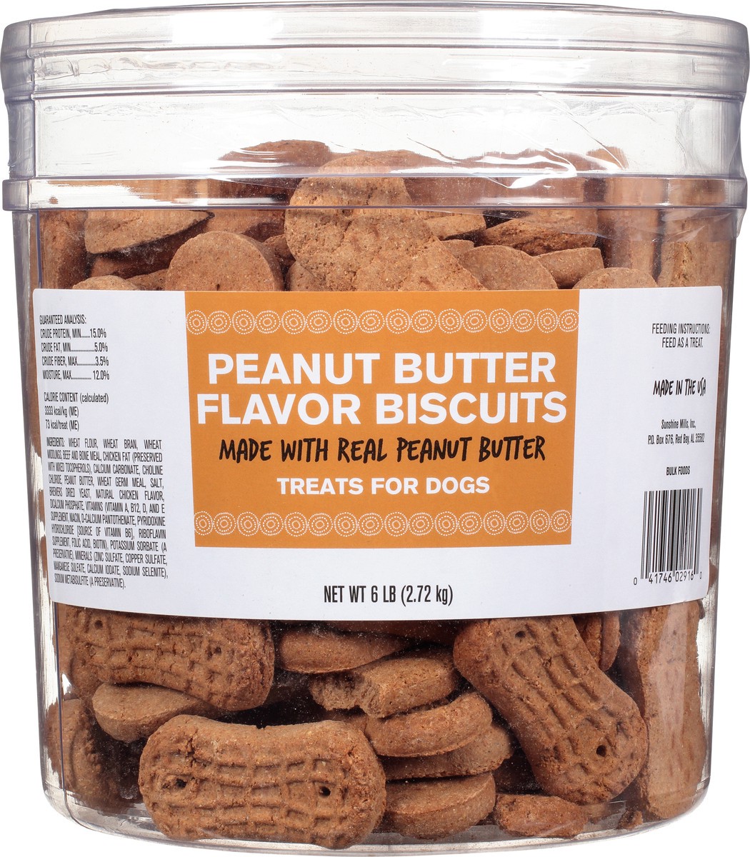 slide 4 of 11, Sunshine Mills Peanut Butter Flavor Biscuits Treats For Dogs 6 lb, 6 lb