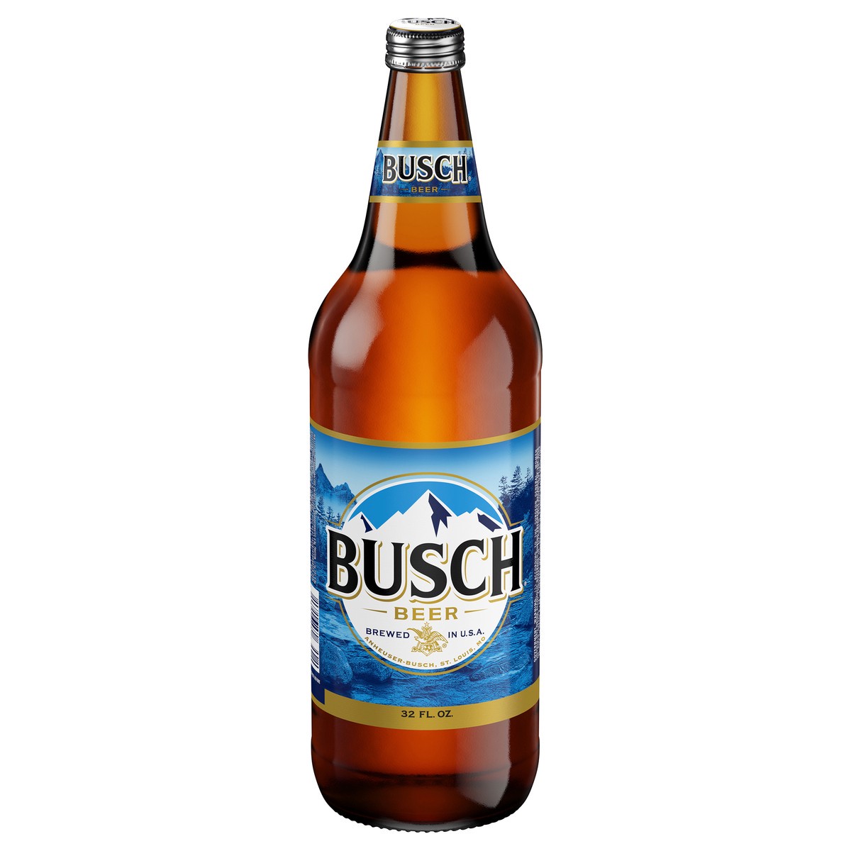 slide 1 of 6, Busch Beer, 32 fl. oz. Bottle, 32 fl oz