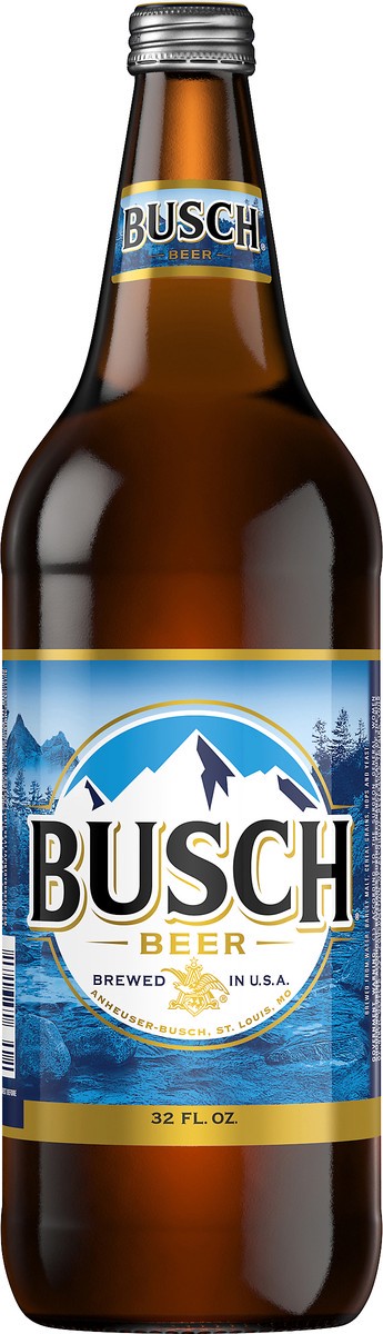 slide 5 of 6, Busch Beer, 32 fl. oz. Bottle, 32 fl oz