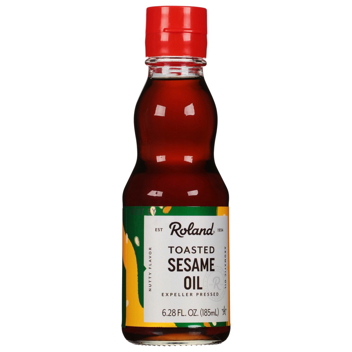 slide 3 of 9, Roland Expeller Pressed Toasted Sesame Oil 6.28 fl oz, 6.2 fl oz