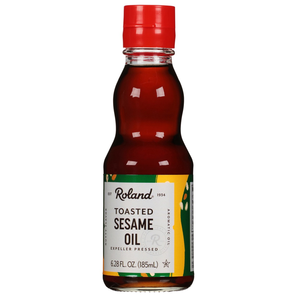 slide 5 of 9, Roland Expeller Pressed Toasted Sesame Oil 6.28 fl oz, 6.2 fl oz