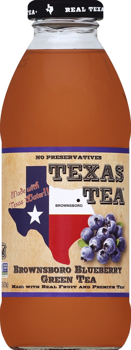 slide 1 of 4, Texas Tea Green Tea - 16 oz, 16 oz