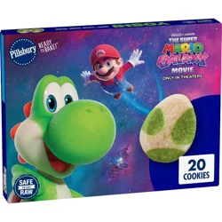 Pillsbury Yoshi Egg Shape Sugar Cookie Dough - 9.1 oz / 20 ct