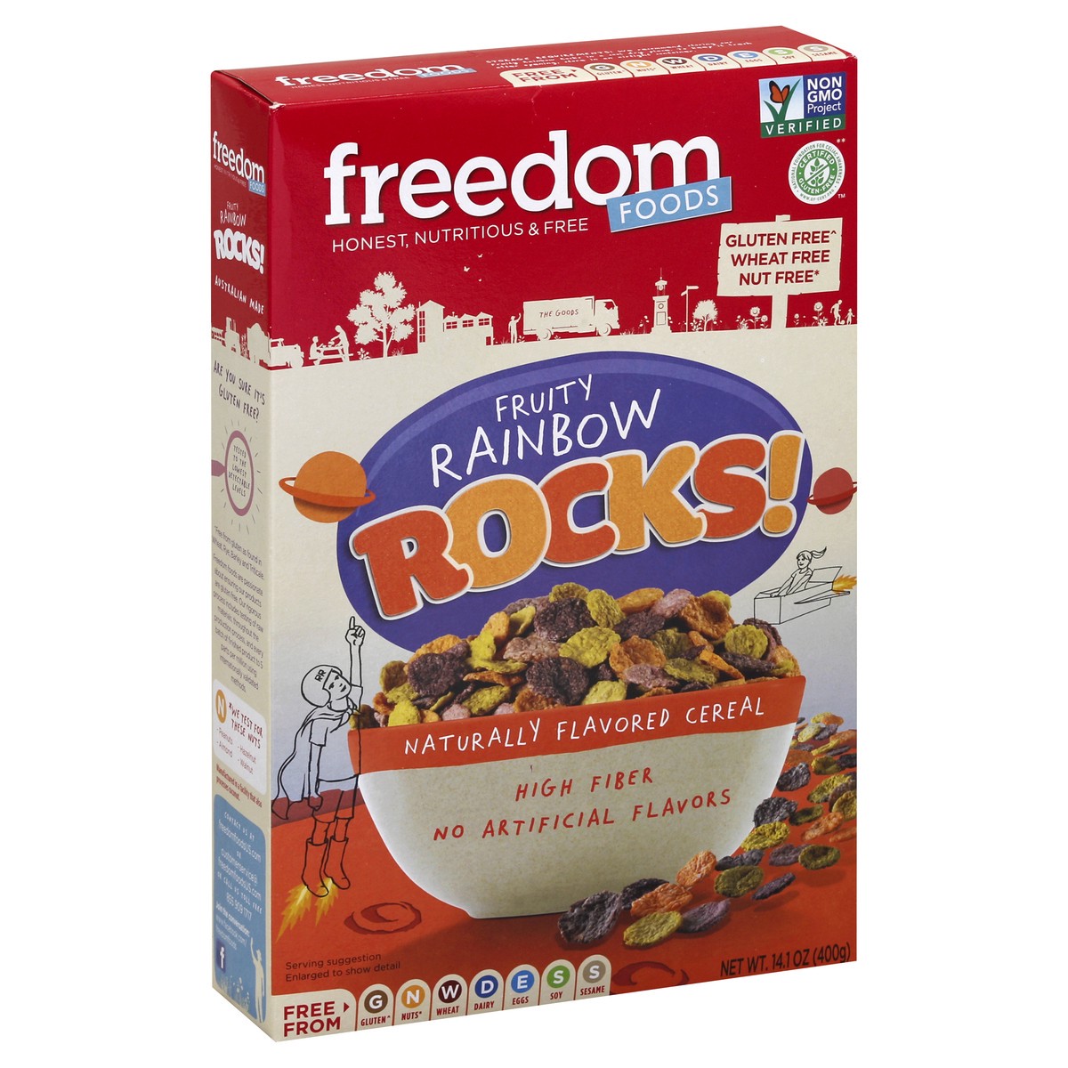 slide 4 of 5, Freedom Foods Cereal 14.1 oz, 14.1 oz