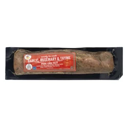 Giant Garlic Rosemary & Thyme Marinated Pork Loin Fillet