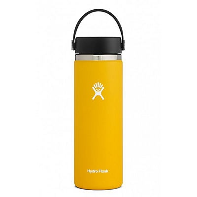 slide 1 of 1, Hydro Flask Wide Mouth Water Bottle With Flex Cap, Sunflower, 20 oz