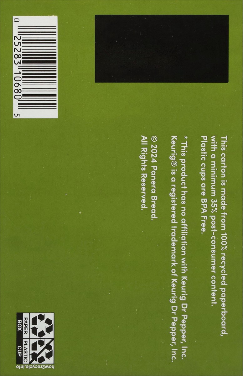 slide 6 of 15, Panera Bread 100% Arabica Cinnamon Roll Coffee 10 - 0.42 oz Cups, 10 ct