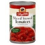 slide 1 of 1, ShopRite Stewed Sliced Tomato, 14.5 oz