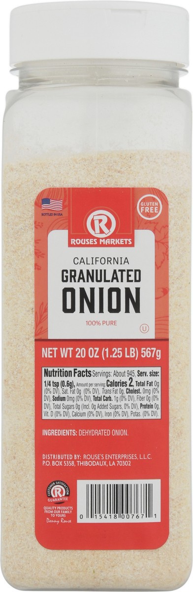 slide 14 of 14, Rouses Markets California Granulated Onion 20 oz, 20 oz
