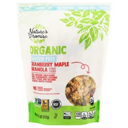 Nature's Promise Organic Gluten Free Cranberry Maple Granola
