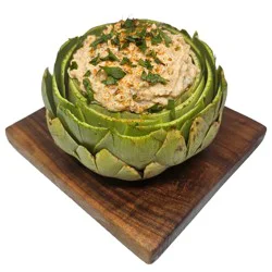 Central Market Crab Cake Stuffed Artichoke