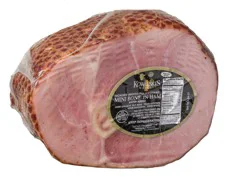 Kowalskis Mini Bone-In Half Ham| Hickory Smoked| Fully Cooked| Unsliced