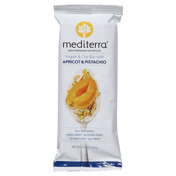 slide 1 of 5, Mediterra Yogurt & Oat Bar 1.6 oz, 1.6 oz