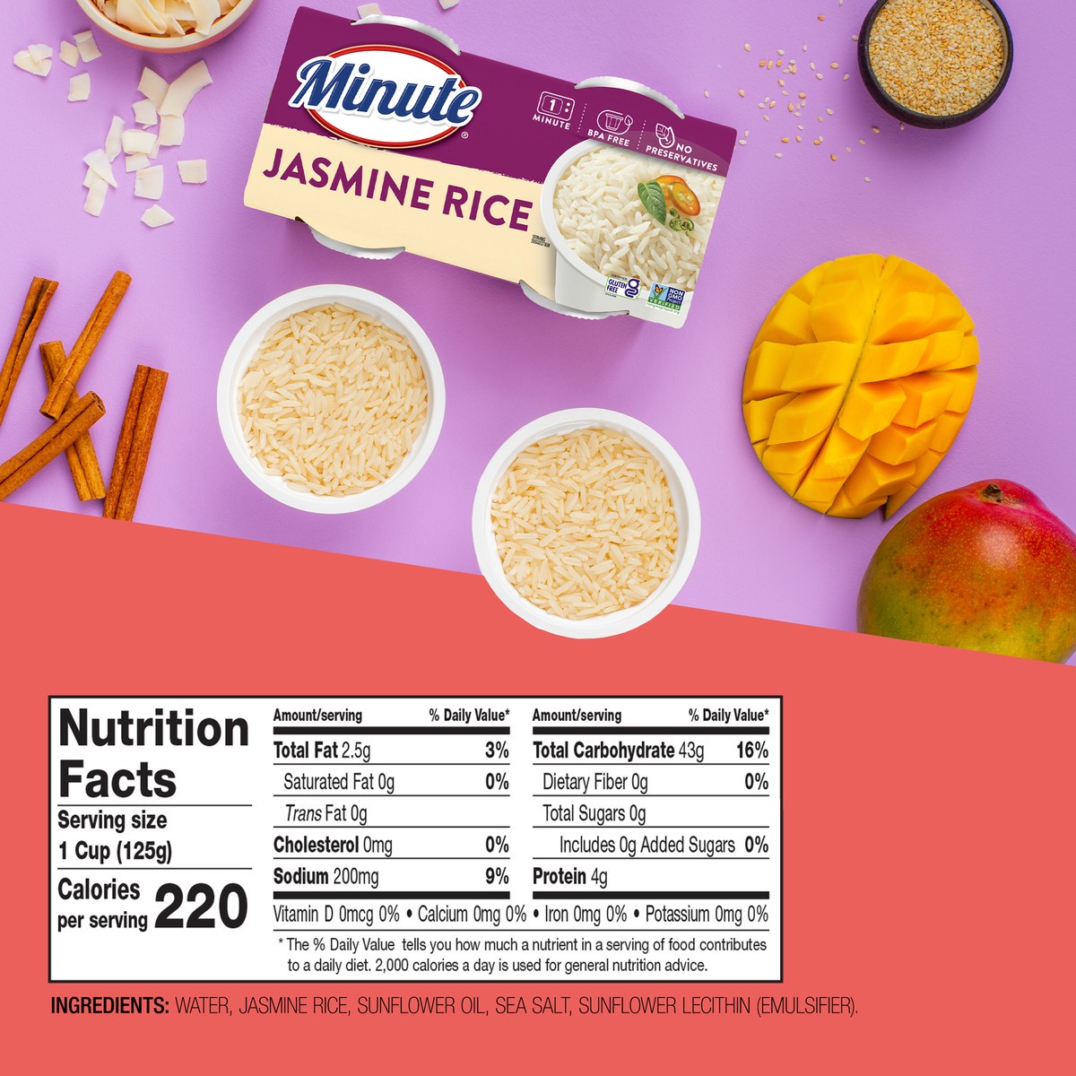 slide 4 of 6, Minute Jasmine Rice, 8.8 oz