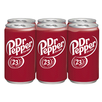 slide 3 of 29, Dr Pepper Mini Cans - 6 ct; 7.5 fl oz, 6 ct; 7.5 fl oz