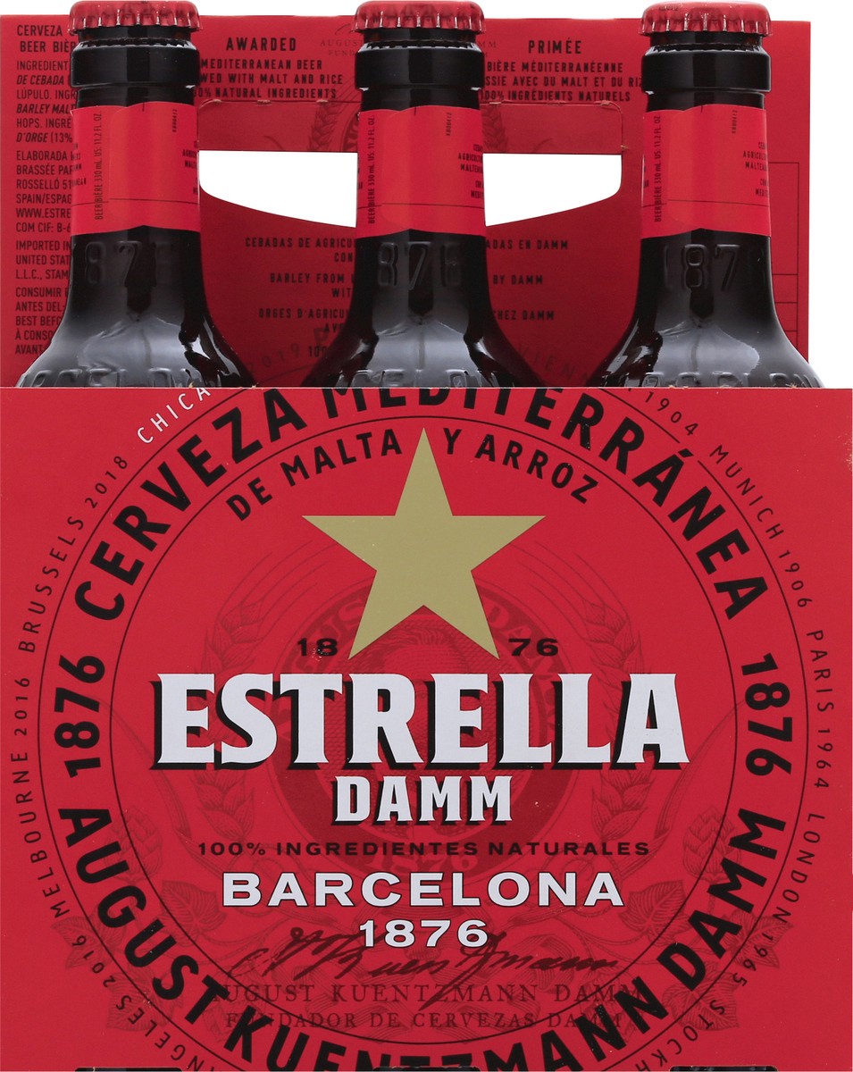 slide 4 of 9, Estrella Beer Lager Barcelona, 72 oz