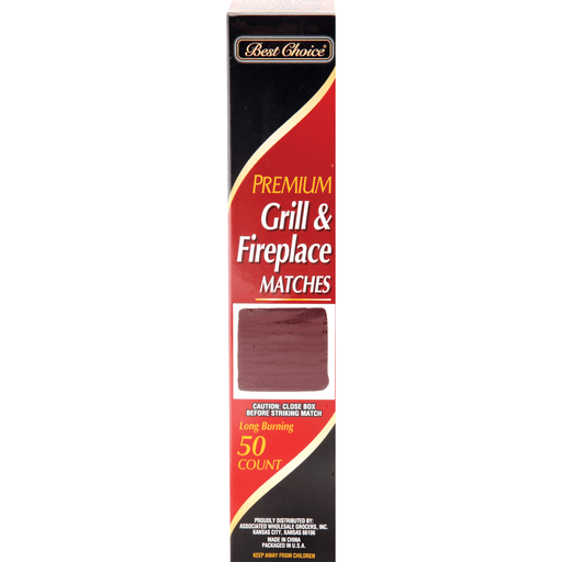 slide 1 of 1, Best Choice Premium Grill & Fireplace Matches, 50 ct