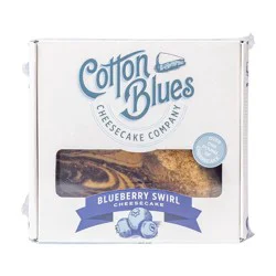Cotton Blues Blueberry Quarter Cheesecake