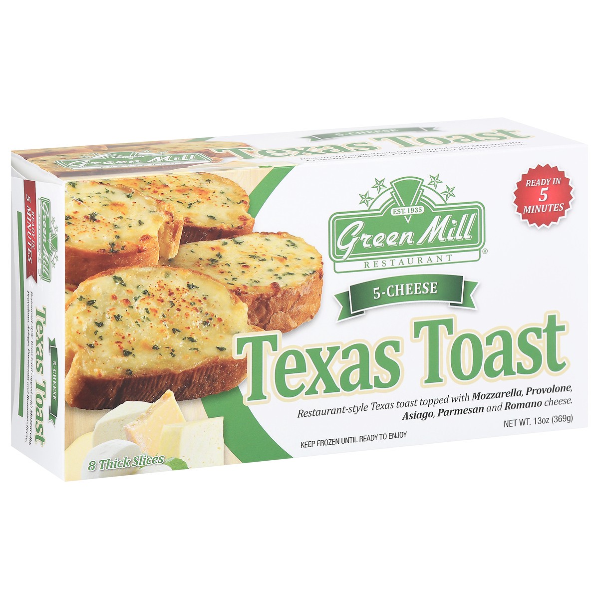 slide 2 of 9, Green Mill 5-Cheese Texas Toast 8 ea,