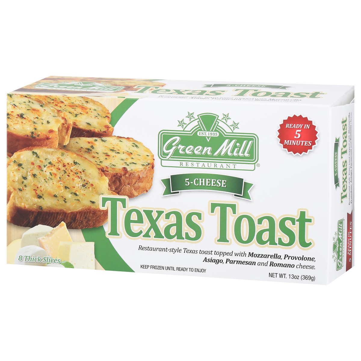 slide 3 of 9, Green Mill 5-Cheese Texas Toast 8 ea,