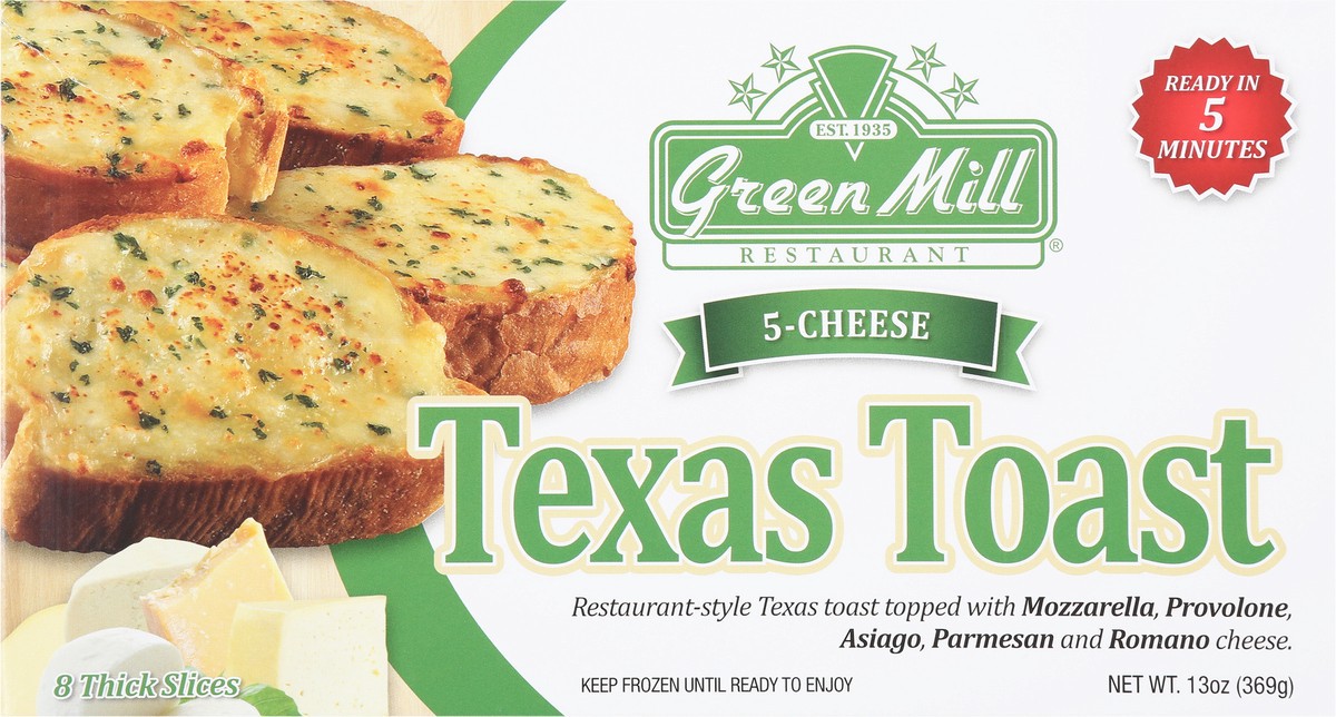 slide 6 of 9, Green Mill 5-Cheese Texas Toast 8 ea,