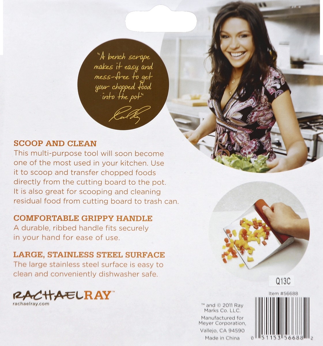 slide 2 of 5, Rachael Ray Bench Scrape 1 ea, 1 ct