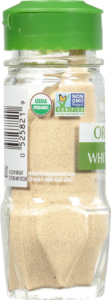 slide 6 of 7, McCormick Gourmet Organic Ground White Pepper, 1.75 oz, 1.75 oz