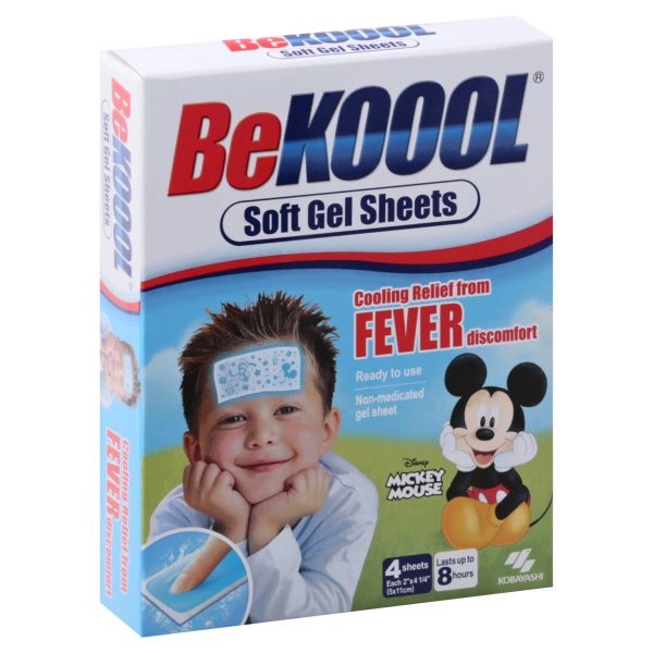 slide 1 of 1, BeKoool Disney Mickey Mouse Soft Gel Sheets 4 ea, 4 ct