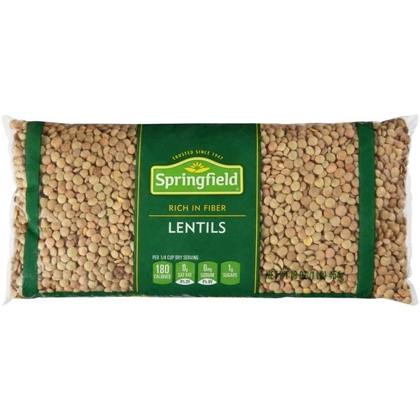 slide 1 of 1, Springfield Lentils, 16 oz