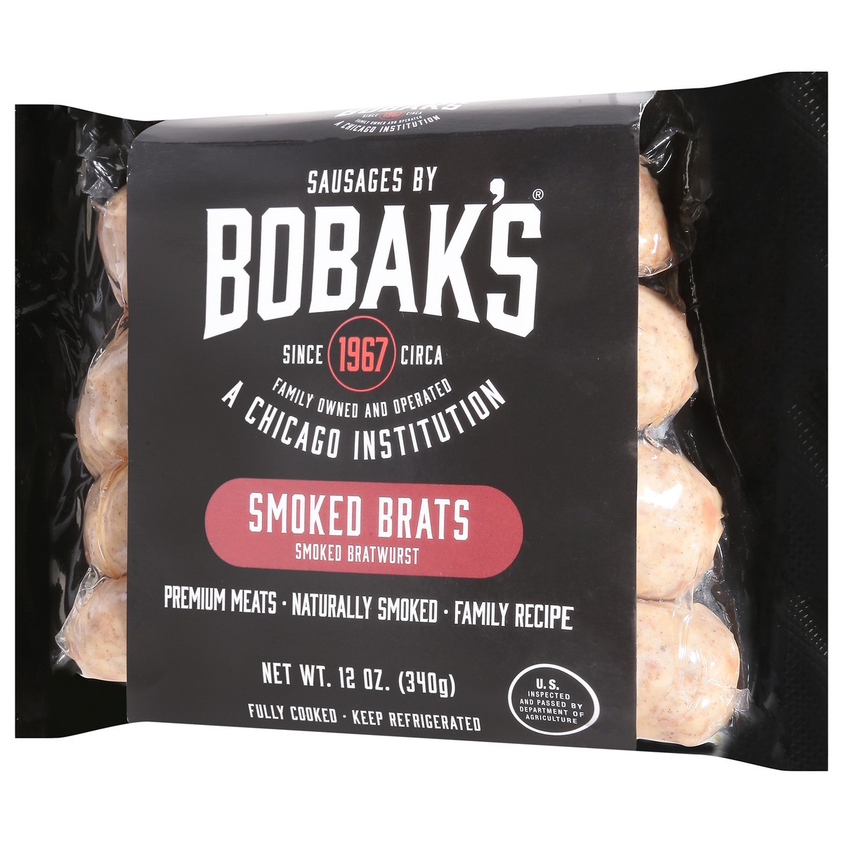 slide 6 of 13, Bobak's Smoked Bratwurst 12 oz, 12 oz