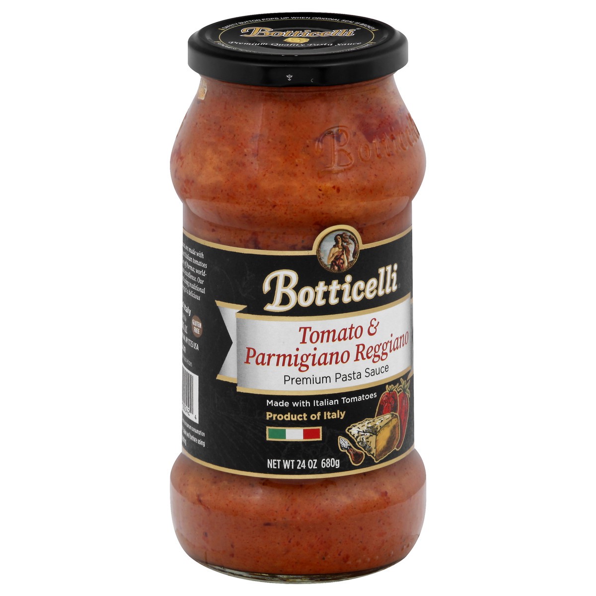 slide 13 of 13, Botticelli Premium Tomato & Parmigiano Reggiano Pasta Sauce 24 oz, 24 oz