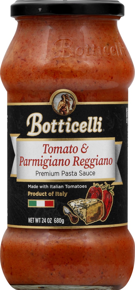 slide 5 of 13, Botticelli Premium Tomato & Parmigiano Reggiano Pasta Sauce 24 oz, 24 oz