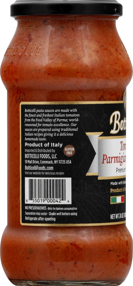 slide 11 of 13, Botticelli Premium Tomato & Parmigiano Reggiano Pasta Sauce 24 oz, 24 oz