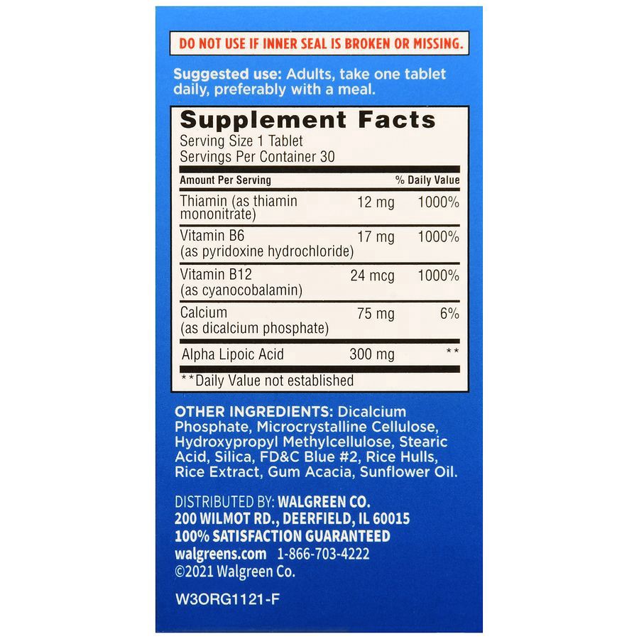 slide 4 of 5, Walgreens Nerve Health Tablets, 30 ct