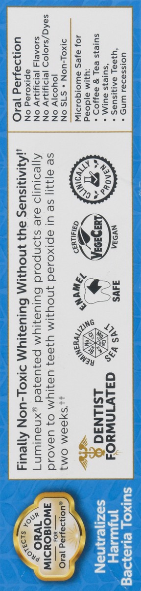 slide 9 of 9, Lumineux Enamel Safe Whitening Toothpaste 3.75 fl oz, 3.75 fl oz